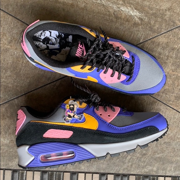 NIKE AIR MAX 90 QS Persian Violet/Pollen WMNS - Picture 14 of 16